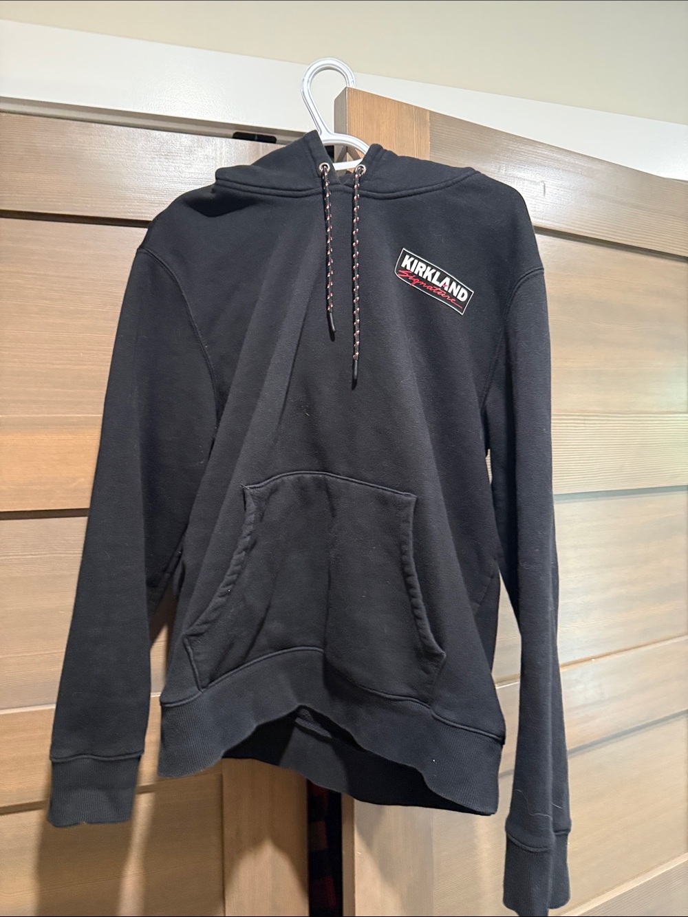 Kirkland Signature Black Hooded Sweatshirt for Men